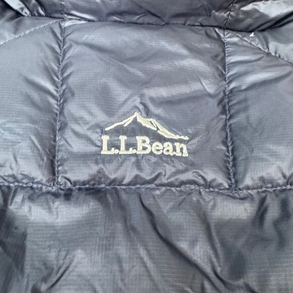 LL BEAN Ultralight 850 Down Jacket Men XXL Carbon Navy Downtek Packable Pertex - Picture 9 of 10